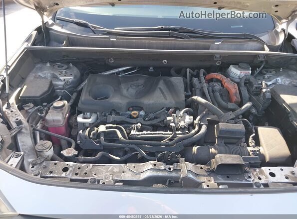 4T3LWRFVXNU071292 2022 TOYOTA RAV4 HYBRID Silver Вид ззаду