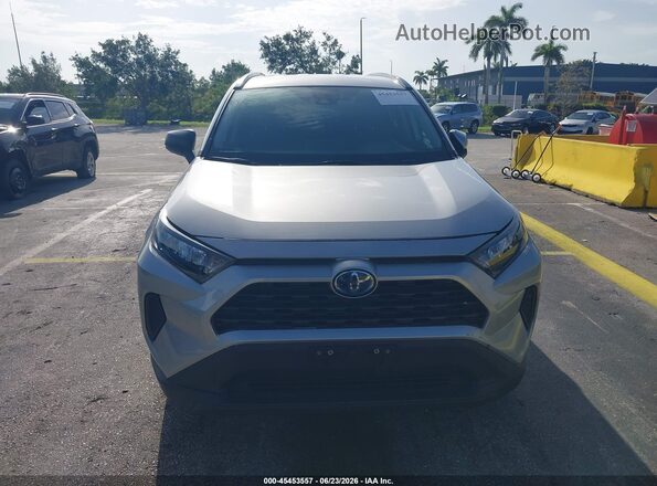 4T3LWRFVXNU071292 2022 TOYOTA RAV4 HYBRID Silver Вид щитка приладів