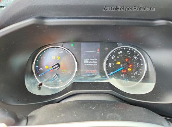 4T3MWRFV1NU060587 2022 TOYOTA RAV4 White ხელსაწყოთა პანელის ხედი