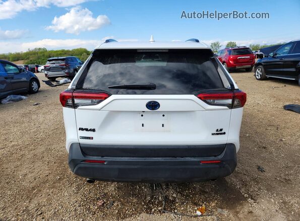 4T3MWRFV1NU060587 2022 TOYOTA RAV4 White უკანა ხედი