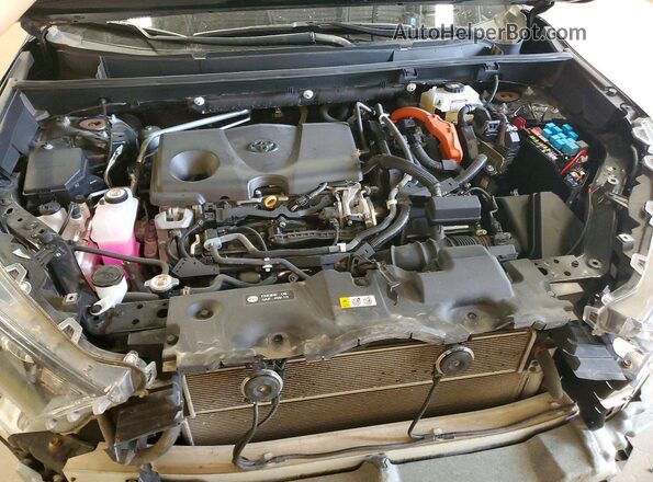 4T3MWRFV2LU008219 2020 TOYOTA RAV4 Black Вид підкапотного простору