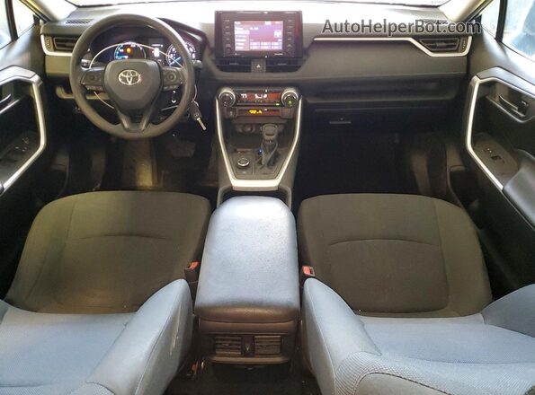 4T3MWRFV2NU065555 2022 TOYOTA RAV4 Silver Widok deski rozdzielczej