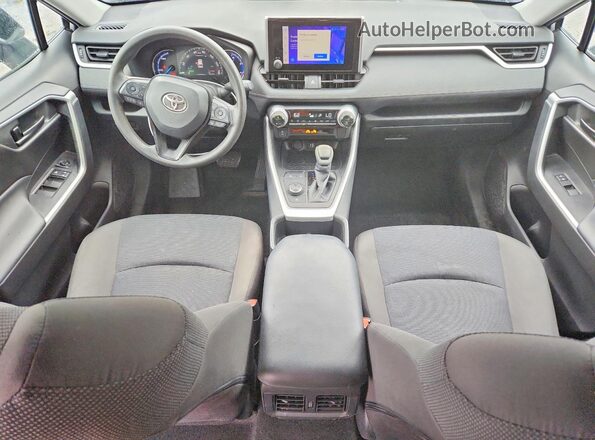 4T3MWRFV3PU095327 2023 TOYOTA RAV4 Серебряный Вид панели приборов