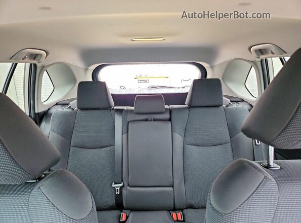 4T3MWRFV3PU095327 2023 TOYOTA RAV4 Серебряный Вид задних сидений