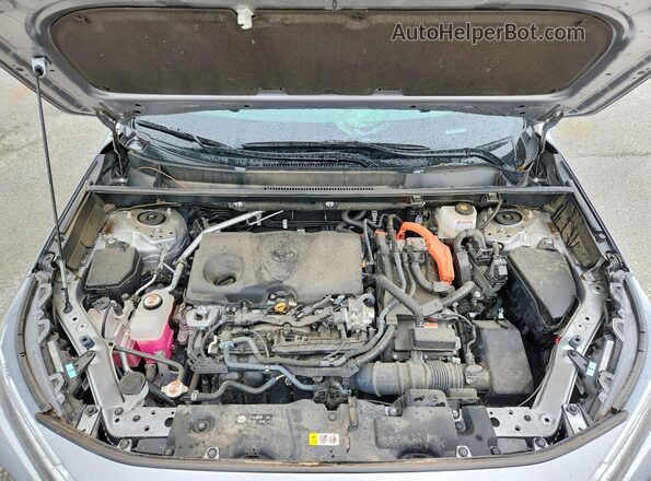 4T3MWRFV3PU095327 2023 TOYOTA RAV4 Серебряный Вид подкапотного пространства