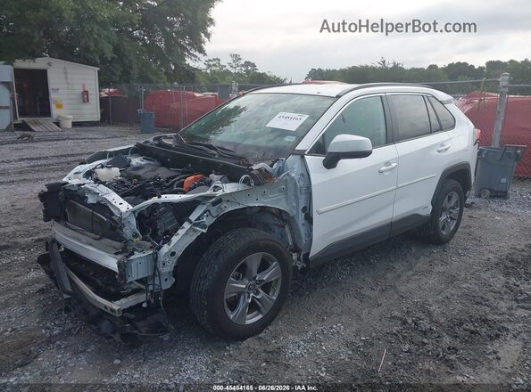 4T3MWRFV4NU073706 2022 TOYOTA RAV4 HYBRID White Առջևի ձախ երեք քառորդ տեսարան