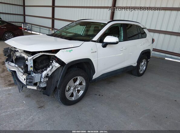 4T3MWRFV6MU018625 2021 TOYOTA RAV4 HYBRID White Przód lewy