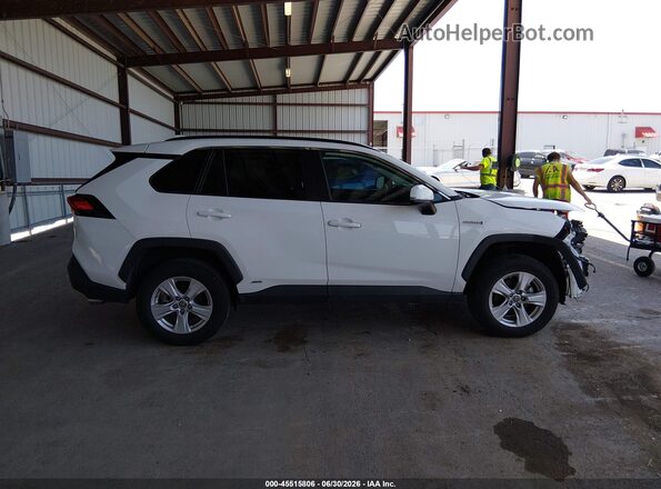 4T3MWRFV6MU018625 2021 TOYOTA RAV4 HYBRID White Widok wnętrza z tyłu