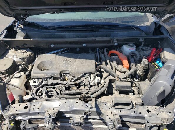 4T3MWRFV6NU059533 2022 TOYOTA RAV4 Gray ძრავის განყოფილების ხედი