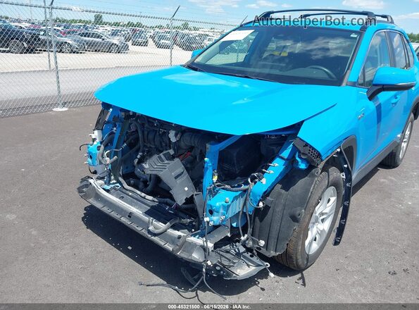 4T3MWRFV8MU047561 2021 TOYOTA RAV4 HYBRID Blue Դիմացի տեսք