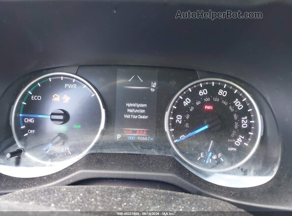 4T3MWRFV8MU047561 2021 TOYOTA RAV4 HYBRID Blue Հետևի նստատեղերի տեսք