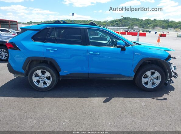 4T3MWRFV8MU047561 2021 TOYOTA RAV4 HYBRID Blue Սալոնի հետևի տեսք