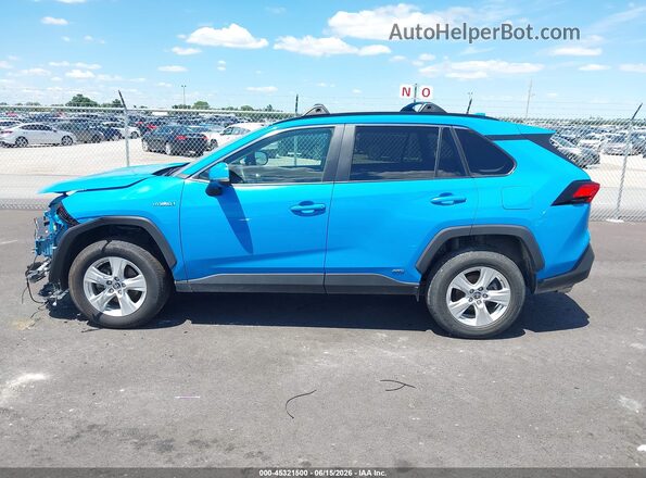 4T3MWRFV8MU047561 2021 TOYOTA RAV4 HYBRID Blue Սալոնի 360 աստիճան տեսք
