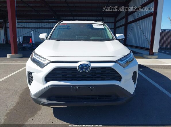 4T3MWRFV9RU152326 2024 TOYOTA RAV4 HYBRID White Instrument cluster view
