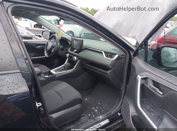 4T3R6RFV0MU019128 2021 TOYOTA RAV4 HYBRID Black წინა სალონის ხედი