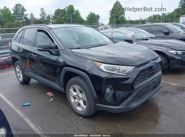 4T3R6RFV0MU019128 2021 TOYOTA RAV4 HYBRID Black უკანა სალონის ხედი