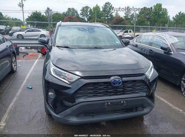 4T3R6RFV0MU019128 2021 TOYOTA RAV4 HYBRID Black ხელსაწყოთა პანელის ხედი