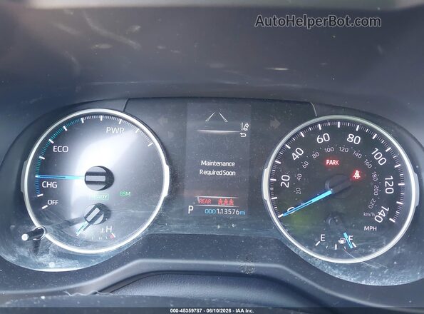 4T3R6RFV0MU023549 2021 TOYOTA RAV4 HYBRID Dark Blue უკანა სავარძლების ხედი