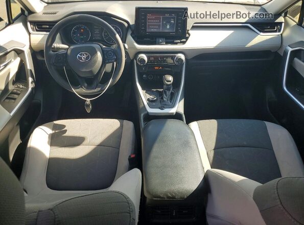 4T3R6RFV3LU001060 2020 TOYOTA RAV4 White Вид панелі приладів