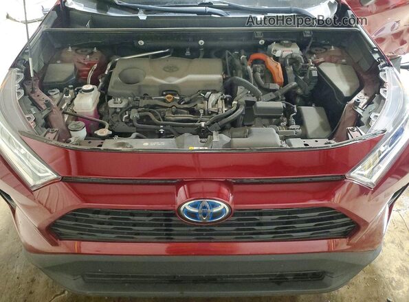 4T3R6RFV3MU015249 2021 TOYOTA RAV4 Red 