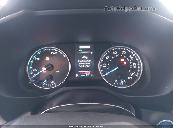 4T3R6RFV4LU002122 2020 TOYOTA RAV4 HYBRID White Widok tylnych siedzeń