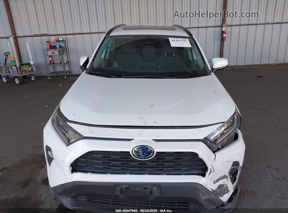 4T3R6RFV4LU002122 2020 TOYOTA RAV4 HYBRID White Widok zestawu wskaźników