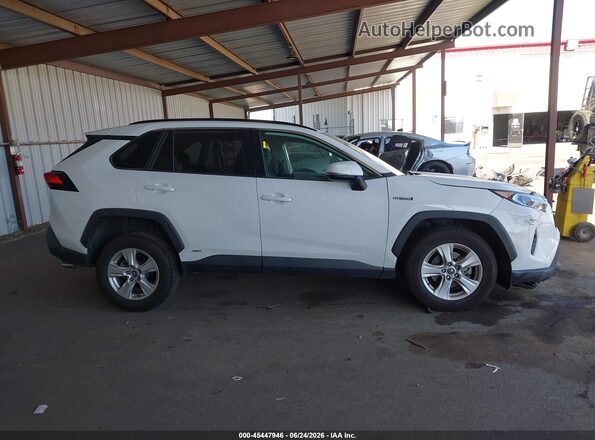 4T3R6RFV4LU002122 2020 TOYOTA RAV4 HYBRID White Widok wnętrza z tyłu