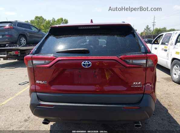 4T3R6RFV4MU017642 2021 TOYOTA RAV4 HYBRID Red 