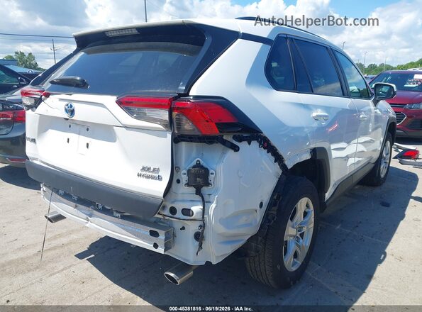 4T3R6RFV5LU001688 2020 TOYOTA RAV4 HYBRID White Հետևի աջ