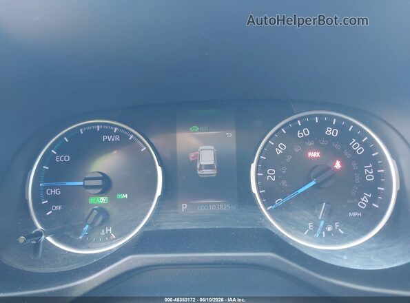 4T3R6RFV8MU013139 2021 TOYOTA RAV4 HYBRID White უკანა სავარძლების ხედი