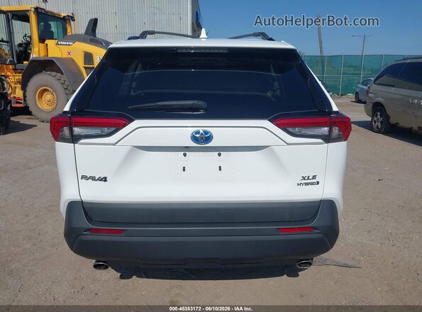 4T3R6RFV8MU013139 2021 TOYOTA RAV4 HYBRID White 