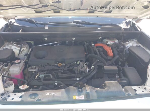 4T3R6RFV8MU013139 2021 TOYOTA RAV4 HYBRID White უკანა ხედი