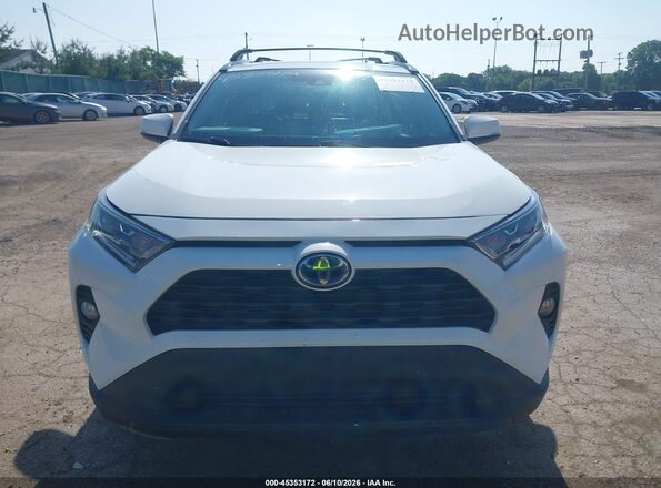 4T3R6RFV8MU013139 2021 TOYOTA RAV4 HYBRID White ხელსაწყოთა პანელის ხედი