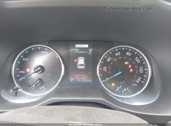 4T3RWRFV0MU014432 2021 TOYOTA RAV4 HYBRID Gray Вид задніх сидінь