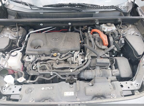 4T3RWRFV0MU014432 2021 TOYOTA RAV4 HYBRID Gray Вид ззаду