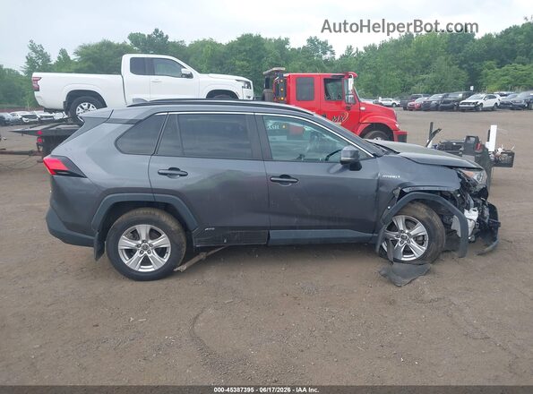 4T3RWRFV0MU014432 2021 TOYOTA RAV4 HYBRID Gray Вид задньої частини салону