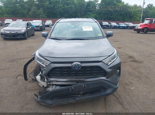 4T3RWRFV0MU014432 2021 TOYOTA RAV4 HYBRID Gray Вид щитка приладів