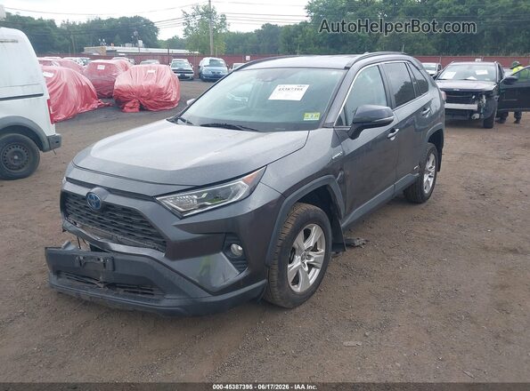 4T3RWRFV0MU014432 2021 TOYOTA RAV4 HYBRID Gray 