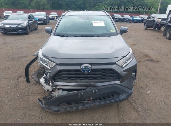 4T3RWRFV0MU014432 2021 TOYOTA RAV4 HYBRID Gray 
