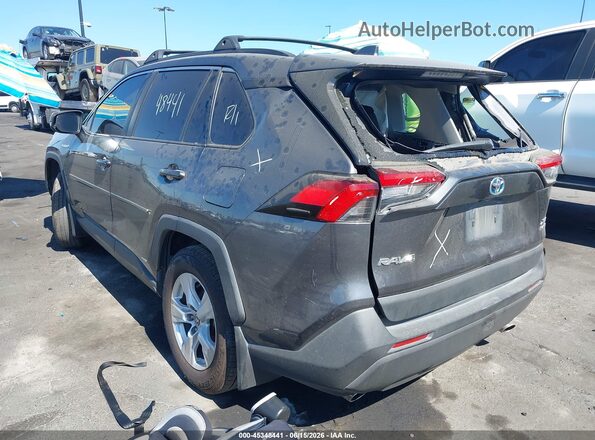 4T3RWRFV0MU040481 2021 TOYOTA RAV4 HYBRID Gray Rear left