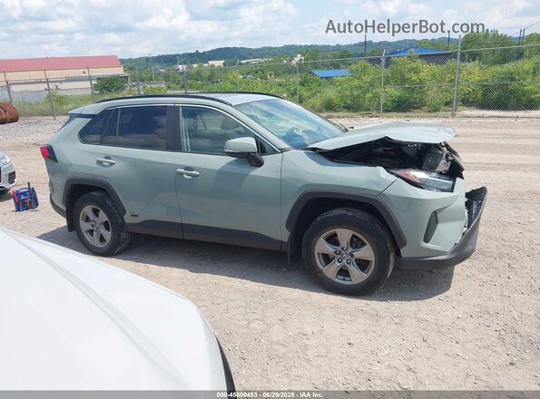 4T3RWRFV0PU084906 2023 TOYOTA RAV4 HYBRID Green Вид задньої частини салону
