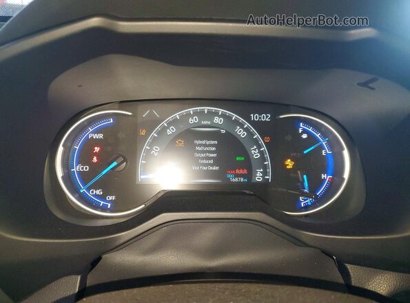 4T3RWRFV0SU186540 2025 TOYOTA RAV4 Gray Instrument cluster view