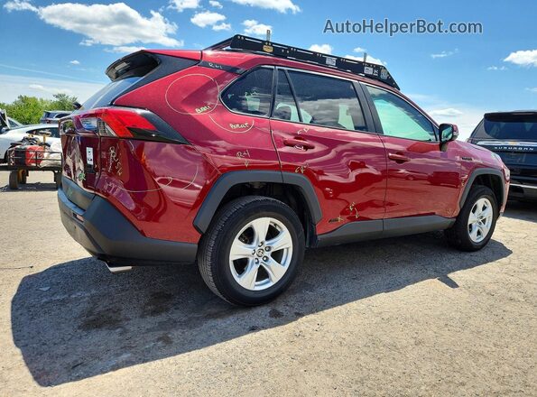 4T3RWRFV1MU027075 2021 TOYOTA RAV4 Red 