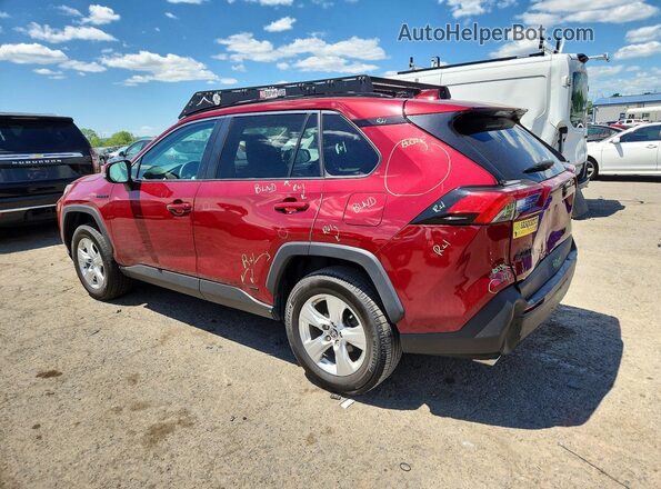 4T3RWRFV1MU027075 2021 TOYOTA RAV4 Red 