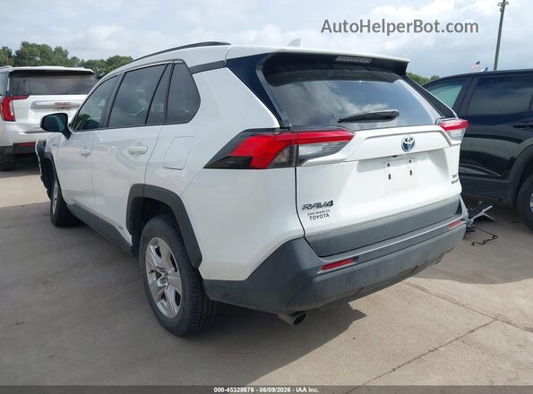 4T3RWRFV1MU047309 2021 TOYOTA RAV4 HYBRID White Задня ліва чверть