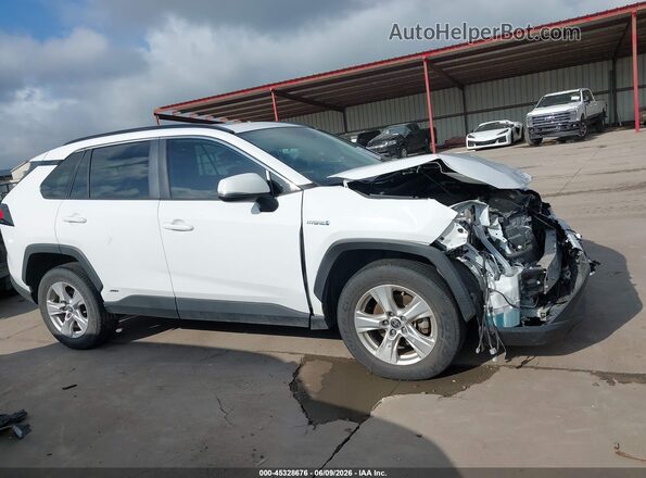 4T3RWRFV1MU047309 2021 TOYOTA RAV4 HYBRID White Вид задньої частини салону
