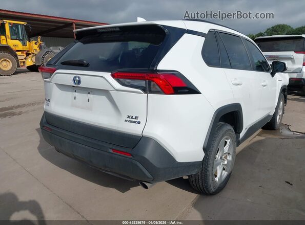 4T3RWRFV1MU047309 2021 TOYOTA RAV4 HYBRID White Задня права чверть