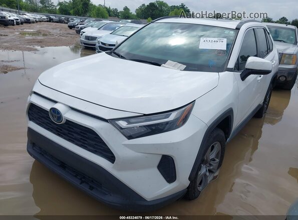4T3RWRFV1NU059509 2022 TOYOTA RAV4 HYBRID Белый Передняя левая четверть