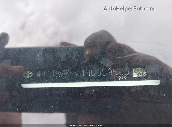 4T3RWRFV1NU059509 2022 TOYOTA RAV4 HYBRID Белый Вид подкапотного пространства