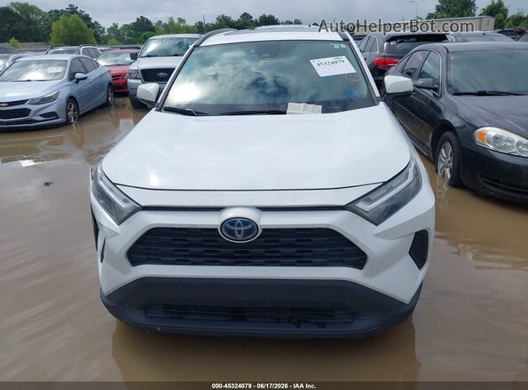 4T3RWRFV1NU059509 2022 TOYOTA RAV4 HYBRID Белый Вид щитка приборов